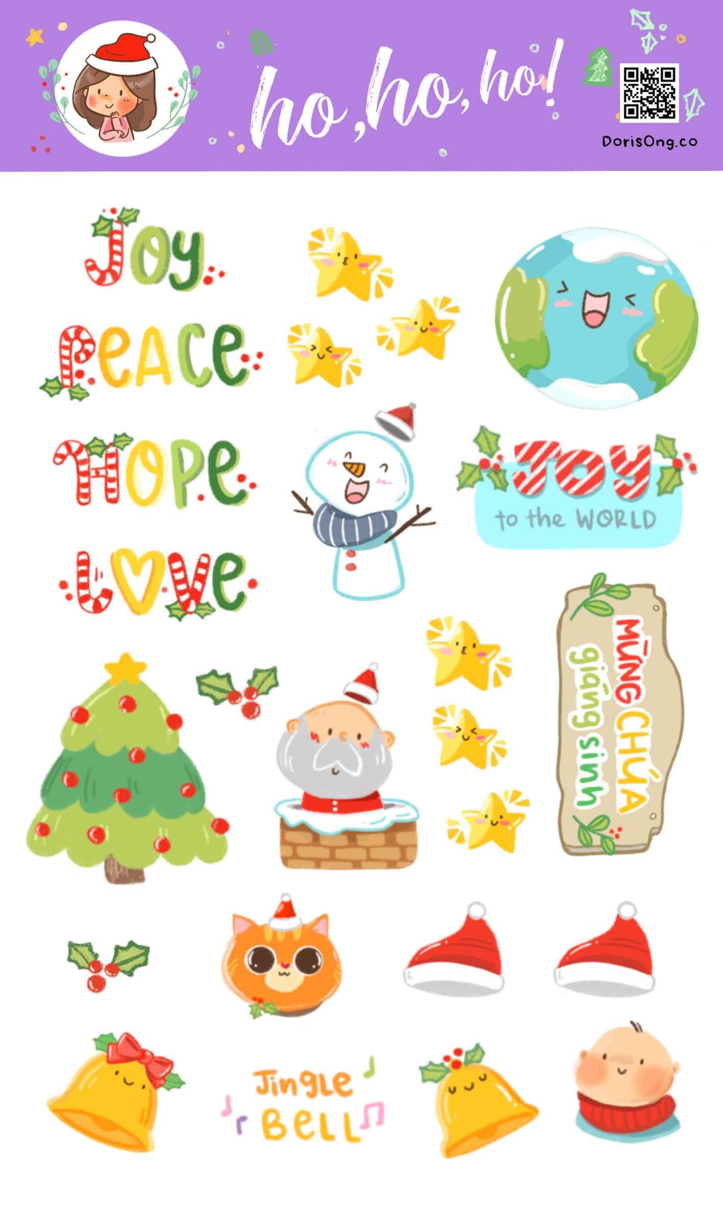 03-sticker-cute-hohoho-doris-ong